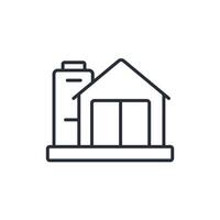 Restaurant icon. .Editable stroke.linear style sign for use web design,logo.Symbol illustration. vector