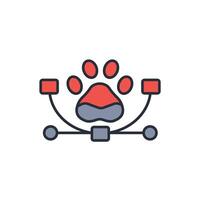 wildlife icon. .Editable stroke.linear style sign for use web design,logo.Symbol illustration. vector