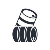 beer barrelsicon. .Editable stroke.linear style sign for use web design,logo.Symbol illustration. vector