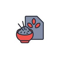 cereals icon. .Editable stroke.linear style sign for use web design,logo.Symbol illustration. vector