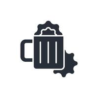 Pint icon. .Editable stroke.linear style sign for use web design,logo.Symbol illustration. vector