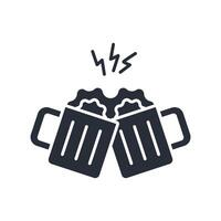 cheers icon. .Editable stroke.linear style sign for use web design,logo.Symbol illustration. vector