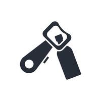 bottle opener icon. .Editable stroke.linear style sign for use web design,logo.Symbol illustration. vector