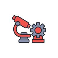 biomedical engineering icon. .Editable stroke.linear style sign for use web design,logo.Symbol illustration. vector