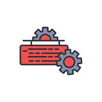 geotechnical engineering icon. .Editable stroke.linear style sign for use web design,logo.Symbol illustration. vector