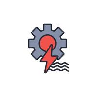 electrical engineering icon. .Editable stroke.linear style sign for use web design,logo.Symbol illustration. vector