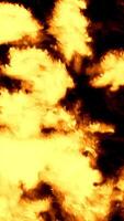 Glowing moving spots of energy. Motion. Animation of glowing spots of plasma energy on black background. Bright glowing spots move in dark space video