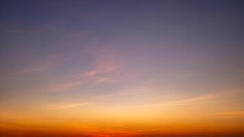 Beautiful , luxury soft gradient orange gold clouds and sunlight on the blue sky perfect for the background, take in everning,Twilight, Large size, high definition landscape photo