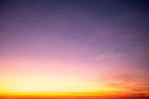 Beautiful , luxury soft gradient orange gold clouds and sunlight on the blue sky perfect for the background, take in everning,Twilight, Large size, high definition landscape photo