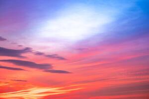 Beautiful , luxury soft gradient orange gold clouds and sunlight on the blue sky perfect for the background, take in everning,Twilight, Large size, high definition landscape photo