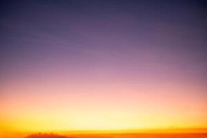Beautiful , luxury soft gradient orange gold clouds and sunlight on the blue sky perfect for the background, take in everning,Twilight, Large size, high definition landscape photo