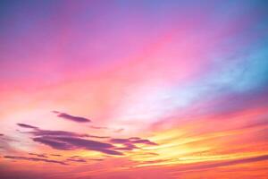 Beautiful , luxury soft gradient orange gold clouds and sunlight on the blue sky perfect for the background, take in everning,Twilight, Large size, high definition landscape photo