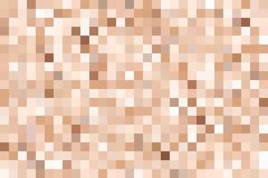 Blurred censor background. Mosaic pixel nude effect. Brown color square texture. vector