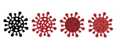 Virus, bacteria, microbe icon. Bacteria sign in flat style. Microbe bacteria icon. vector