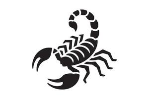 Scorpion icon on white background vector