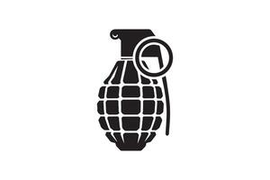 An image of a grenade icon vector