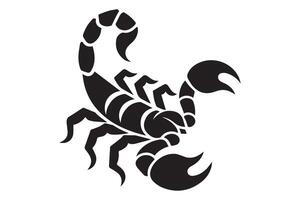 Scorpion icon on white background vector