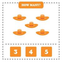 How many hats are in this picture vector