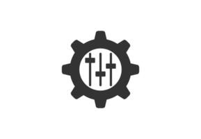 Customization, service, setting icon. vector