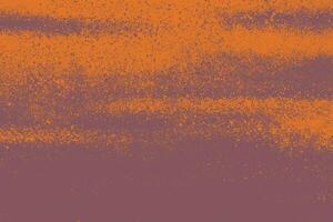 Distress grain background with orange color. Sand effect with vibrant colors. Grunge texture formed from small particles of dust . vector
