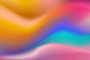 Abstract blurred gradient background with vibrant colors. vector