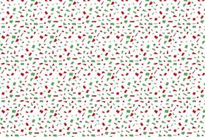 Christmas abstract design in tones of red and green colors. vector