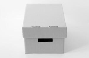 Blank White Cardboard Package Box Mocku Blank Image Box Mockup Blank Mockup photo