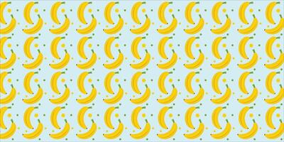 Banana pattern background vector