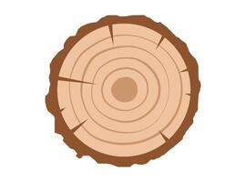 sawing a tree lengthwise. cutting down a tree in the forest. vector