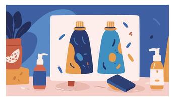 Dynamic Product Promotion Template Illustration vector