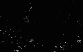 Abstract elegant dark black background illustration with vintage distressed grunge texture and white charcoal color paint. Dark grey textured concrete wall splash particle white fire effect. photo