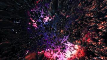 Animation of Game Over glow glitch text digital effect video
