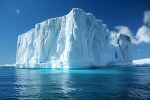 Majestic Iceberg in Pristine Arctic Waters - Nature's Serenity photo
