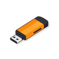 USB Type-C flash drive vector