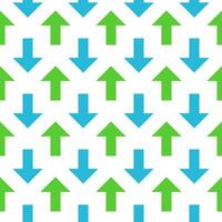 Green blue arrow seamless pattern vector