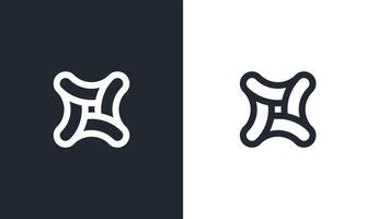 Logo wind mill spin rotate with blank background vector