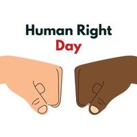 Illustration of hands clenched in a fistfight, meaning unity vector