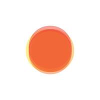 Logo or icon sun unique design with blank background vector