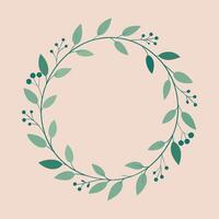 Frame Illustration Floral Realistic Wedding Invitation vector