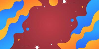abstract colorful shapes background. with a wave pattern. dynamic and cool design. eps 10 vector