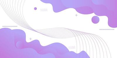 Abstract purple gradient illustration background with simple purple wave pattern with 3d look. Dynamic and luxury design. Eps 10 vector