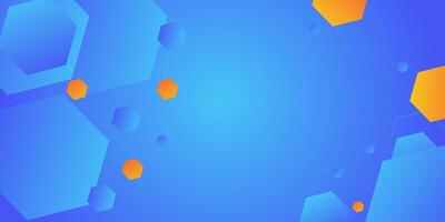 Abstract bright blue 3D background with hexagon pattern. Hexagon structure shape. Hexagon texture design. Colorful pattern design vector