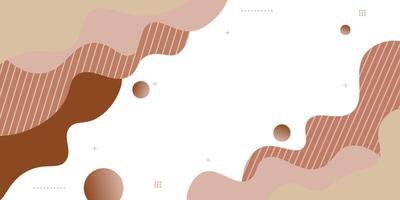 Abstract colorful geometric background. Bright brown color combination. Dynamic pattern banner concept. Eps10 vector