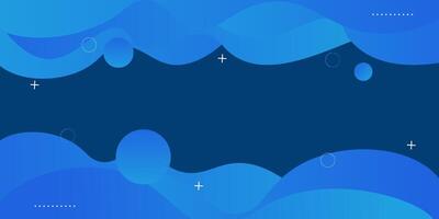 abstract modern blue wave background. geometric background design vector