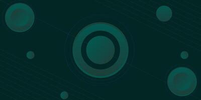 abstract modern circle shape design bright green background with lines. eps10 vector