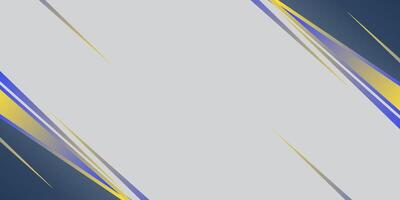 Abstract blue yellow color lines. modern luxury futuristic background. Eps10 vector