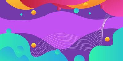 Colorful modern background with circular and wavy patterns is more attractive. eps 10 vector