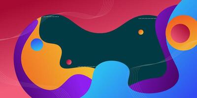 Abstract colorful wavy shape and splash background dynamic concept design. eps 10 vector
