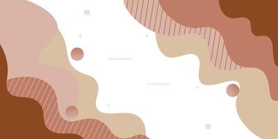 Abstract colorful geometric background. Bright brown color combination. Dynamic pattern banner concept. Eps10 vector