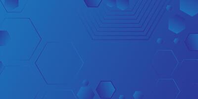 abstract background with hexagons. futuristic background concept in blue color. eps 10 vector